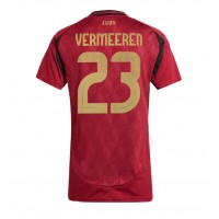 Belgicko Arthur Vermeeren #23 Domáci Ženy futbalový dres ME 2024 Krátky Rukáv
